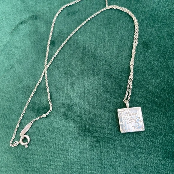 Tiffany &. Co Necklace with square pendant - Picture 5 of 7